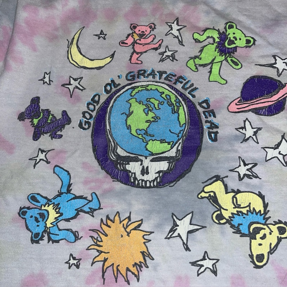 Ripple Junction Grateful Dead Tie Dye T-Shirt Dancing Bears Tee M